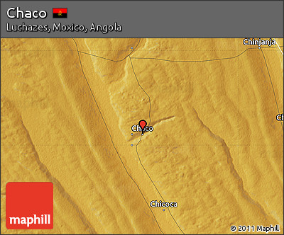 Physical Map of Chaco