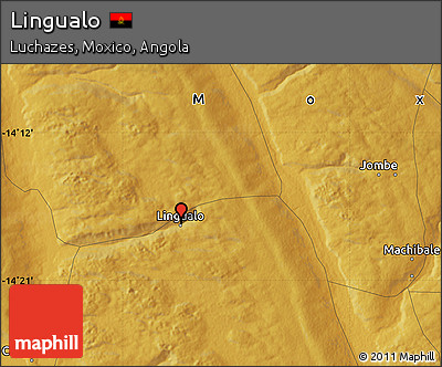 Physical Map of Lingualo