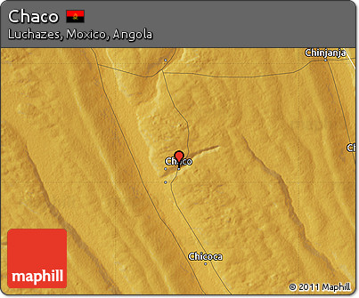 Physical Map of Chaco