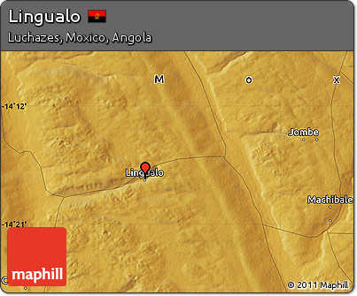 Physical Map of Lingualo