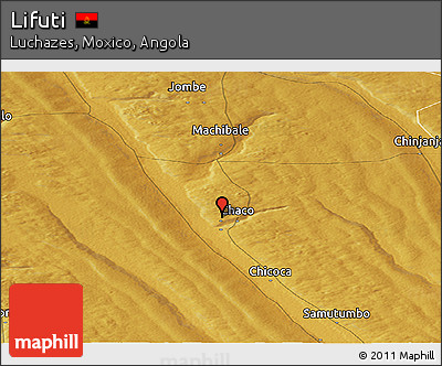 Physical Panoramic Map of Lifuti