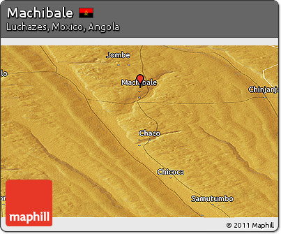 Physical Panoramic Map of Machibale
