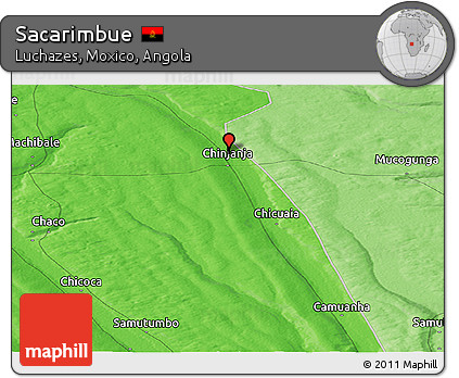 Political Panoramic Map of Sacarimbue