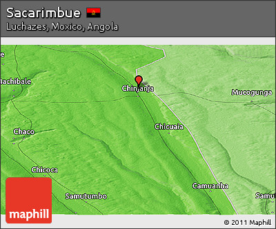 Political Panoramic Map of Sacarimbue