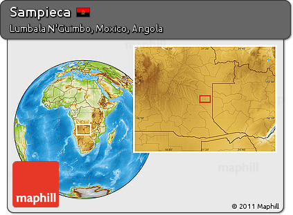 Physical Location Map of Sampieca