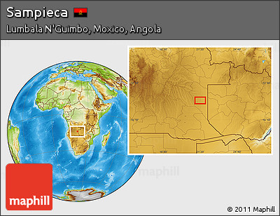 Physical Location Map of Sampieca