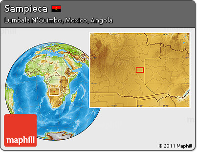 Physical Location Map of Sampieca