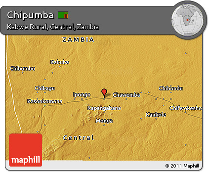 Physical 3D Map of Chipumba