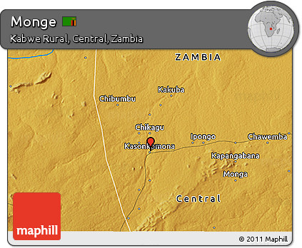 Physical 3D Map of Monge