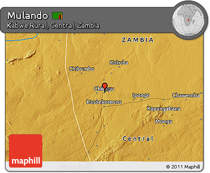 Physical 3D Map of Mulando