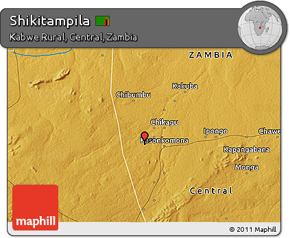 Physical 3D Map of Shikitampila