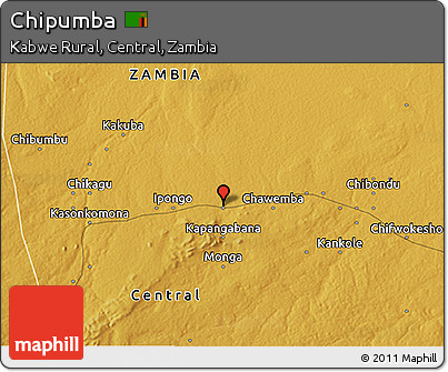 Physical 3D Map of Chipumba