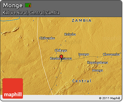Physical 3D Map of Monge