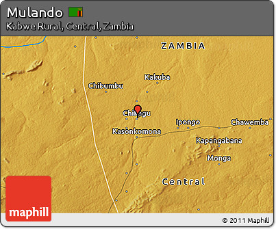 Physical 3D Map of Mulando
