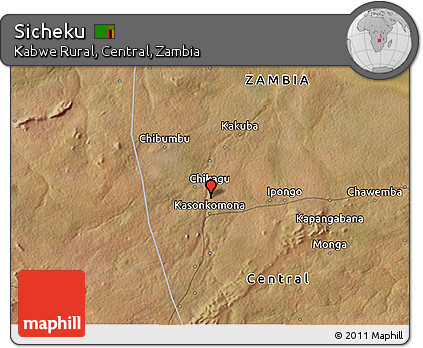 Satellite 3D Map of Sicheku