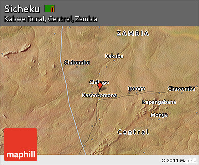 Satellite 3D Map of Sicheku