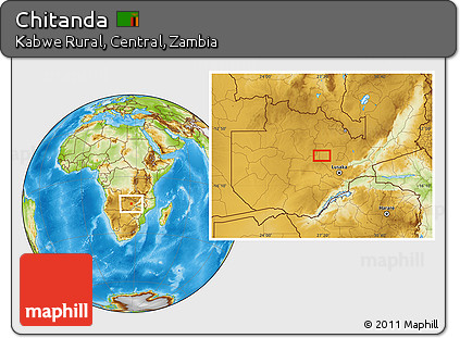 Physical Location Map of Chitanda