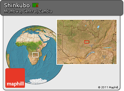 Satellite Location Map of Shinkubo