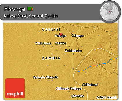 Physical 3D Map of Fisonga