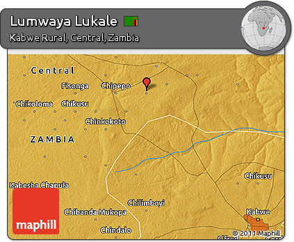 Physical 3D Map of Lumwaya Lukale