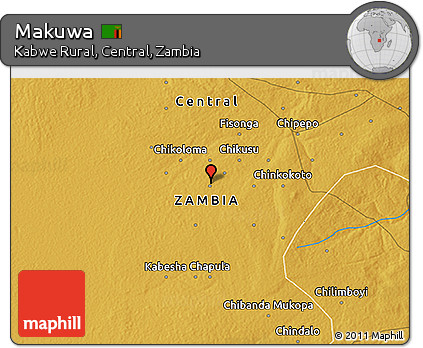 Physical 3D Map of Makuwa