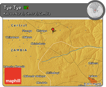 Physical 3D Map of Tye Tye