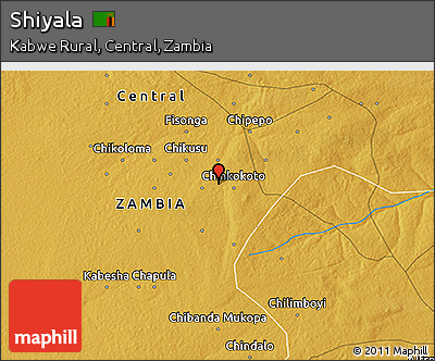 Physical 3D Map of Shiyala