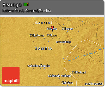 Physical 3D Map of Fisonga
