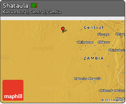 Physical 3D Map of Shataula