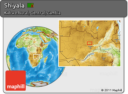 Physical Location Map of Shiyala