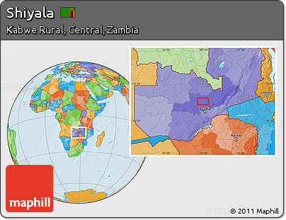 Political Location Map of Shiyala