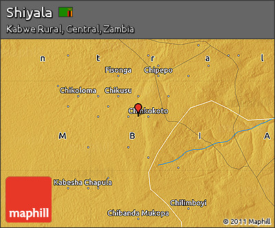 Physical Map of Shiyala