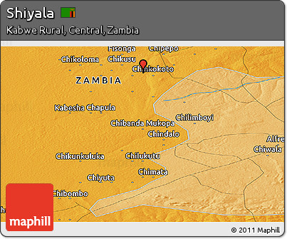 Political Panoramic Map of Shiyala