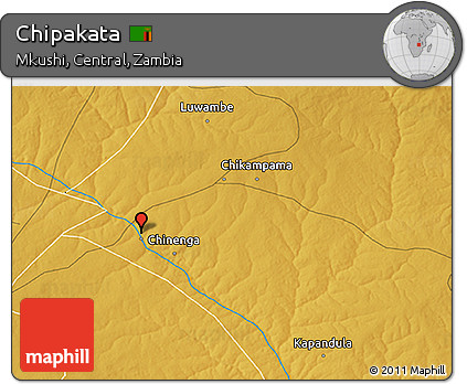 Physical 3D Map of Chipakata