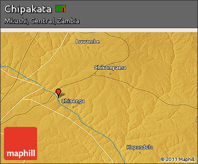 Physical 3D Map of Chipakata
