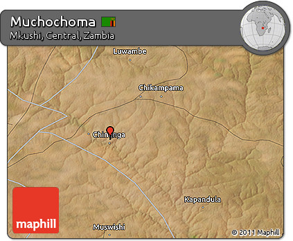 Satellite 3D Map of Muchochoma