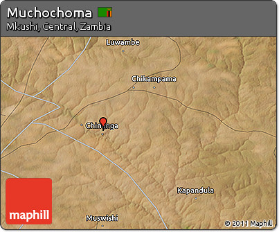 Satellite 3D Map of Muchochoma