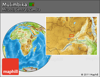 Physical Location Map of Mulimbika