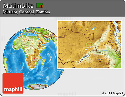 Physical Location Map of Mulimbika