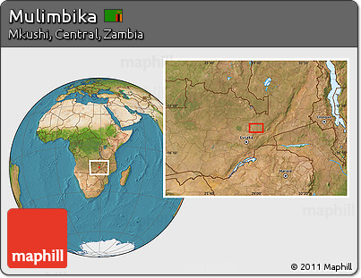 Satellite Location Map of Mulimbika