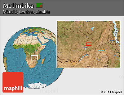 Satellite Location Map of Mulimbika