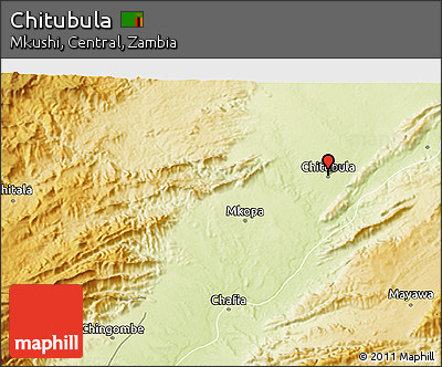 Physical 3D Map of Chitubula