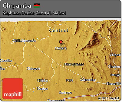 Physical 3D Map of Chipamba