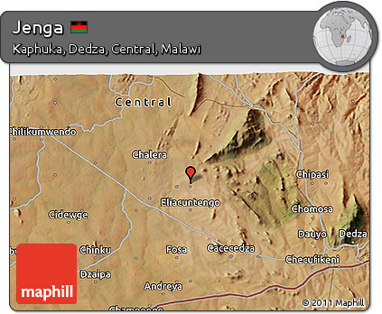 Satellite 3D Map of Jenga