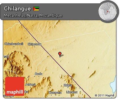 Physical 3D Map of Chilangue