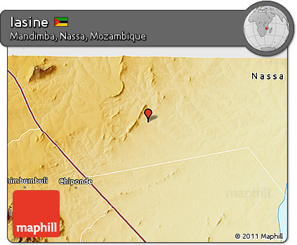 Physical 3D Map of Iasine