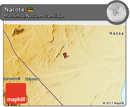 Physical 3D Map of Nacote