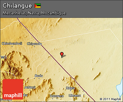 Physical 3D Map of Chilangue