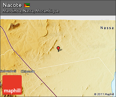 Physical 3D Map of Nacote