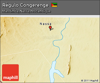 Physical 3D Map of Régulo Congerenge